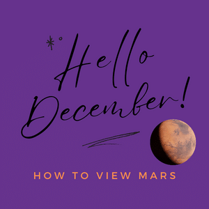 how to see mars in december 2022